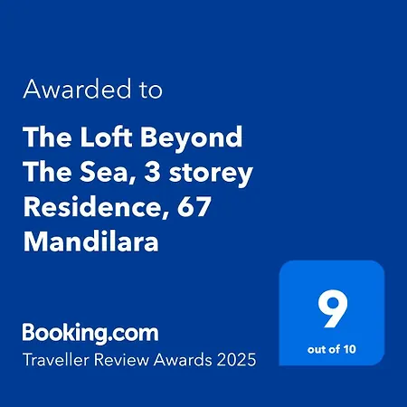 Semesterbostad The Loft Beyond The Sea, 3 Storey Residence, 67 Mandilara